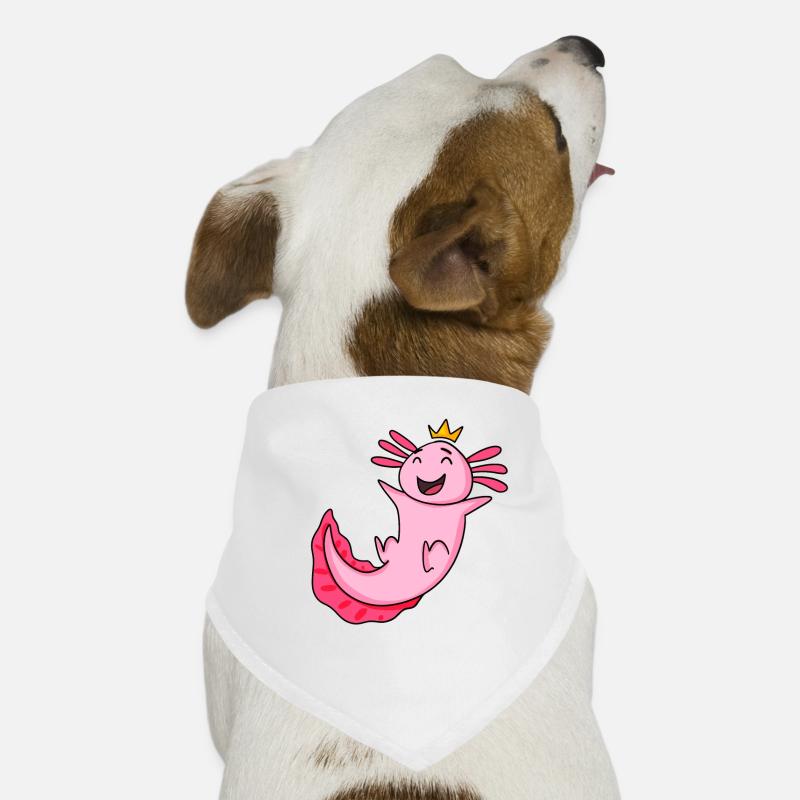 Axolotl Hunde-Bandana