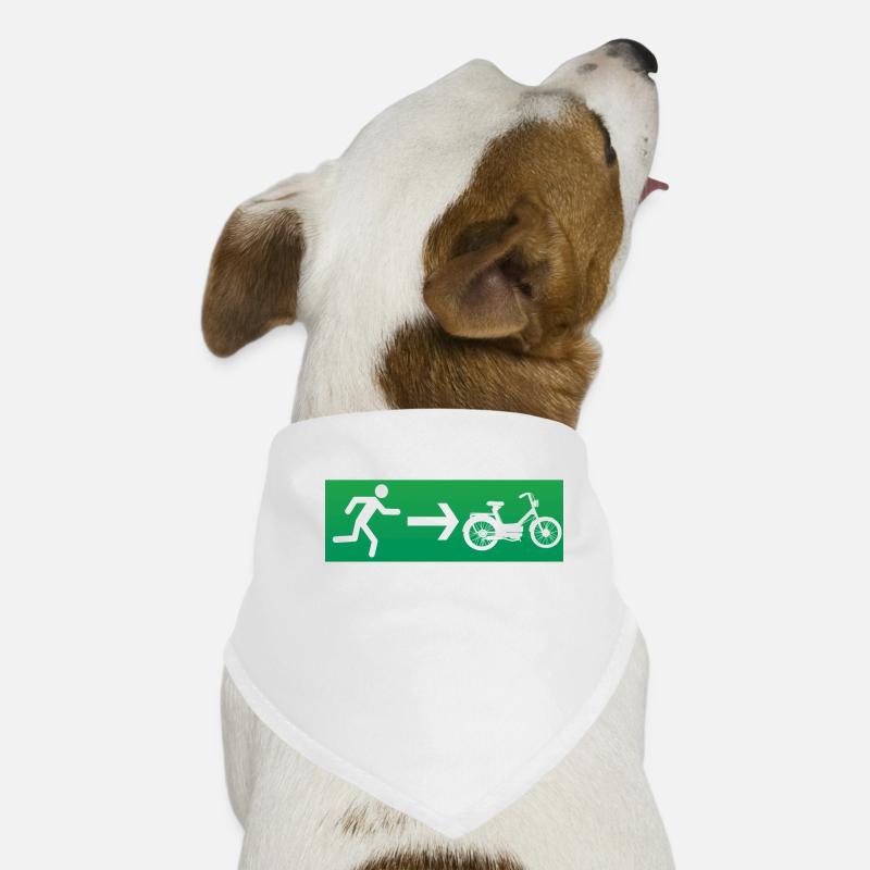 Emergency exit moped moped Dog Bandana