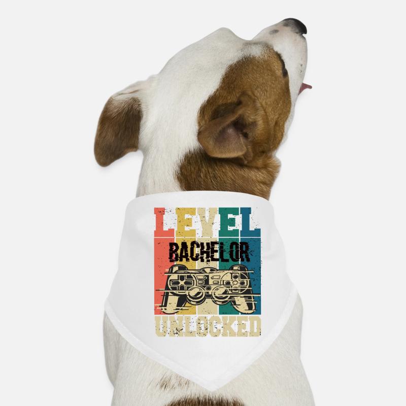 Level Bachelor Freigeschaltet Hunde-Bandana