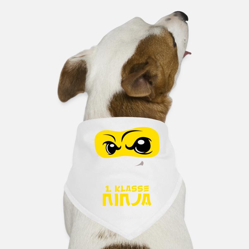 1.Klasse Ninja Einschulung Grundschule Geschenk Hunde-Bandana