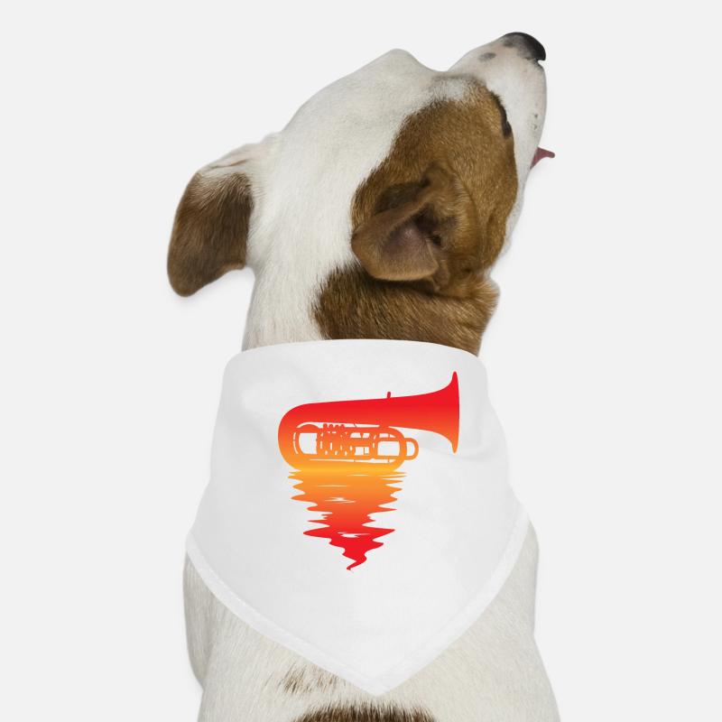 Euphonium Blasorchester Geschenk Hunde-Bandana