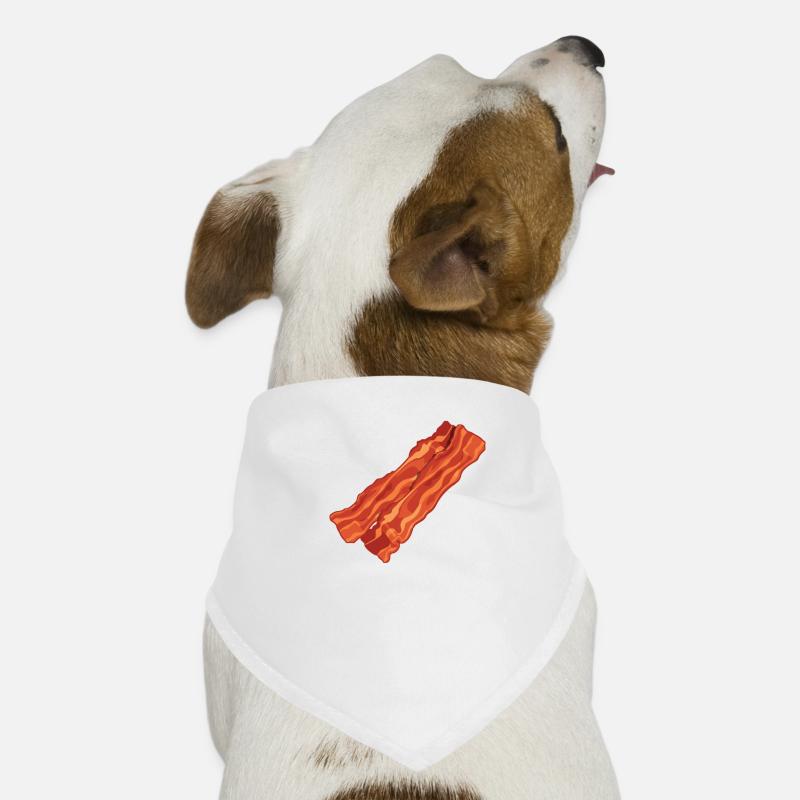 Bacon Speck Frühstück Hunde-Bandana