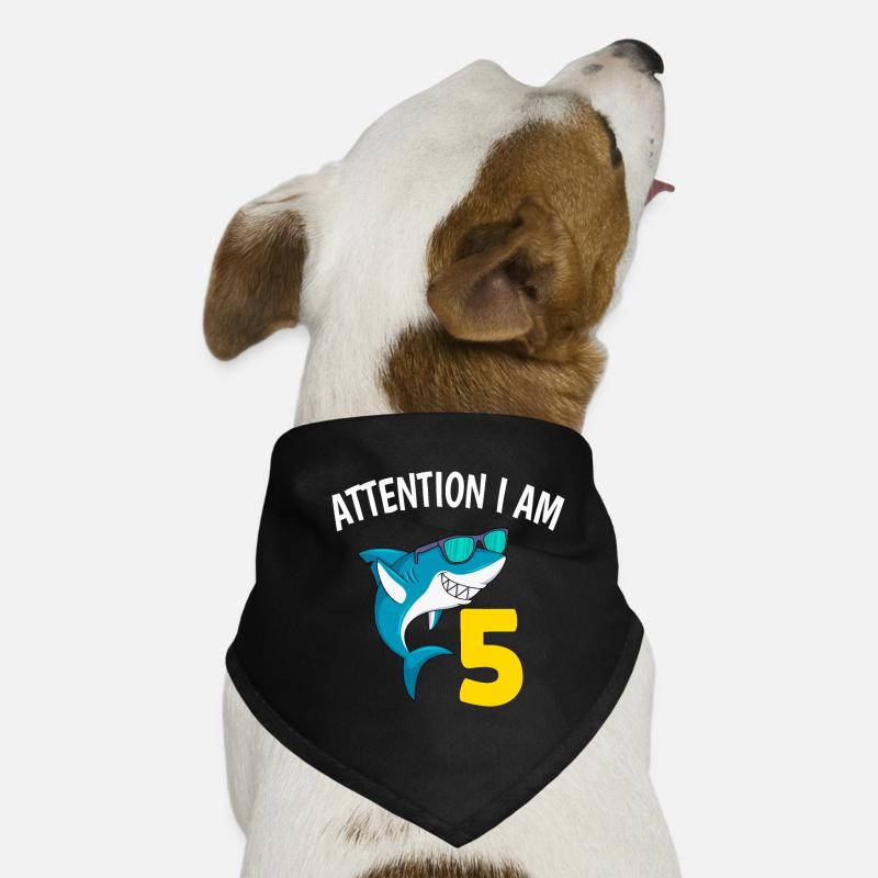 Je suis 5 ans garçon de 5ème anniversaire Bandana pour chien