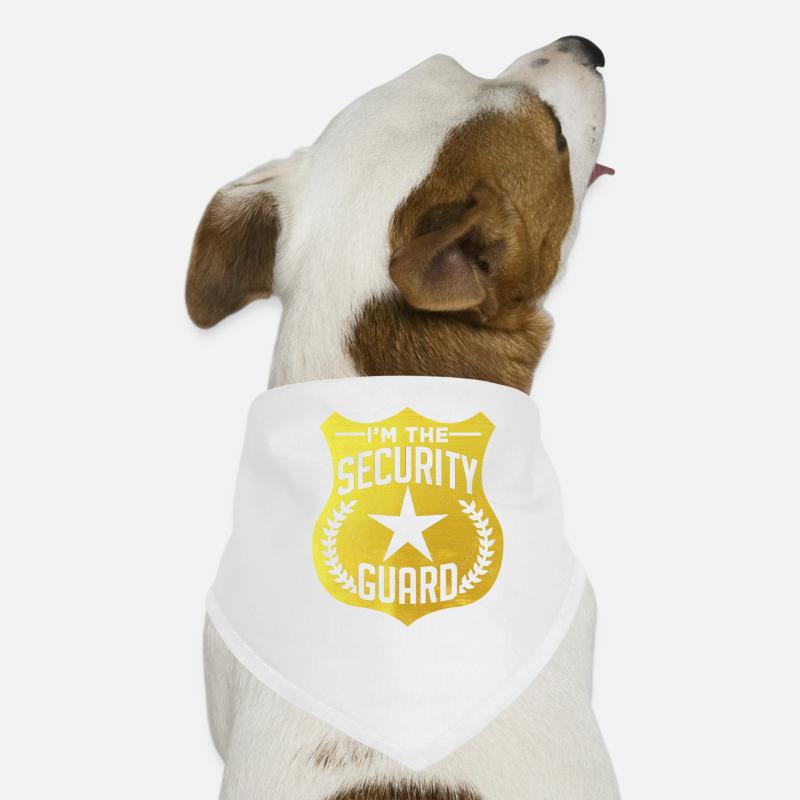 Je suis l’agent de sécurité de sécurité Bandana pour chien