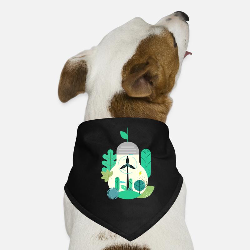 Ampoule Éolienne Énergie éolienne Énergie éolienne Bandana pour chien