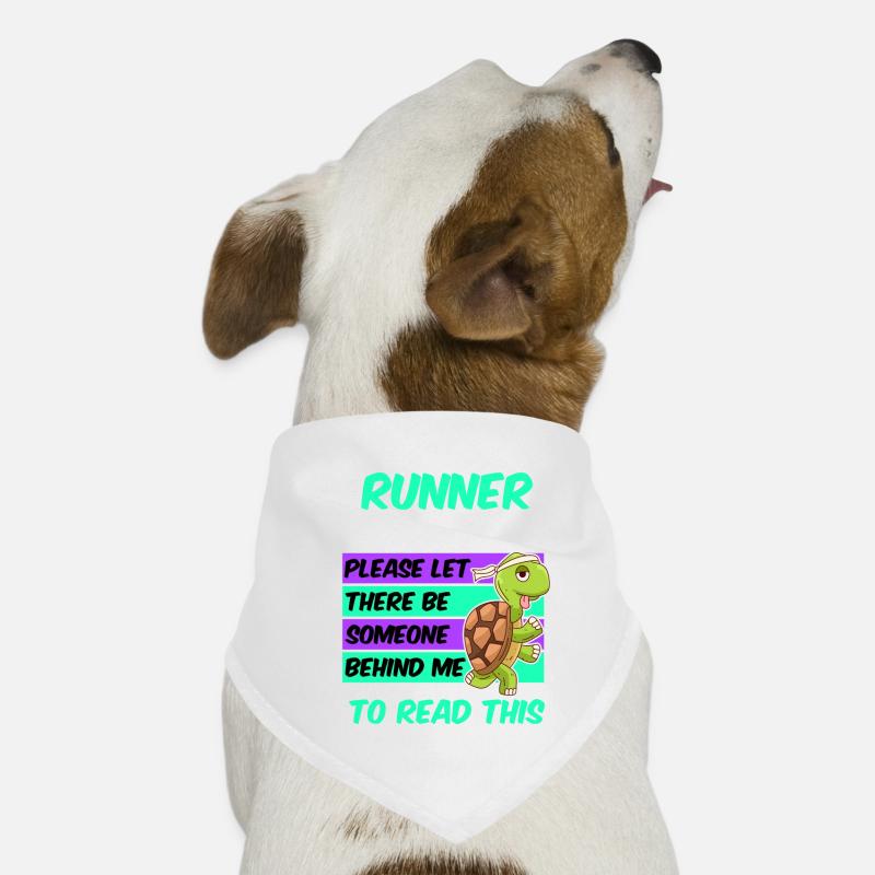 Coureur lent Marathon Semi-marathon Runner Bandana pour chien