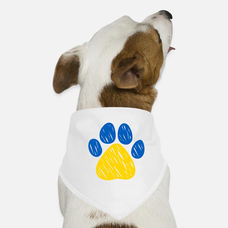 Je suis aux côtés de l’Ukraine PAW Bandana pour chien
