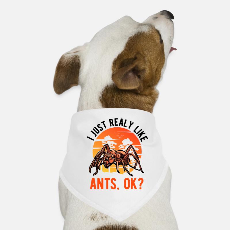 J’aime vraiment Ants Anthill Ant Bandana pour chien