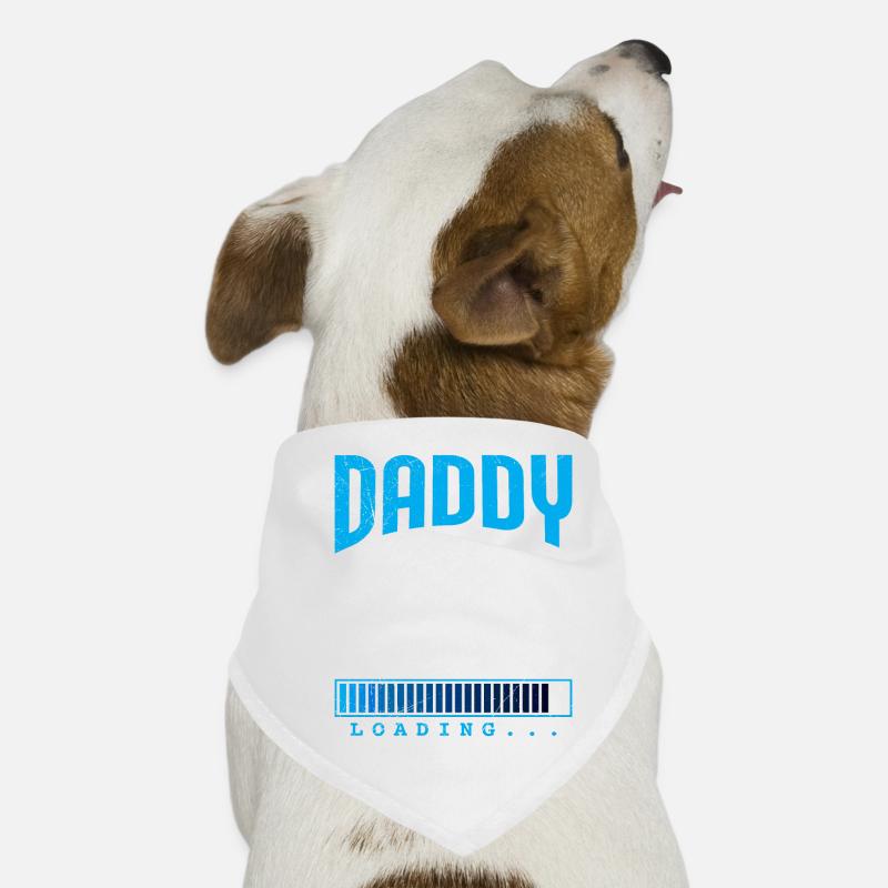 Daddy 2023 loading Expectant Papa Loading Bar Dog Bandana