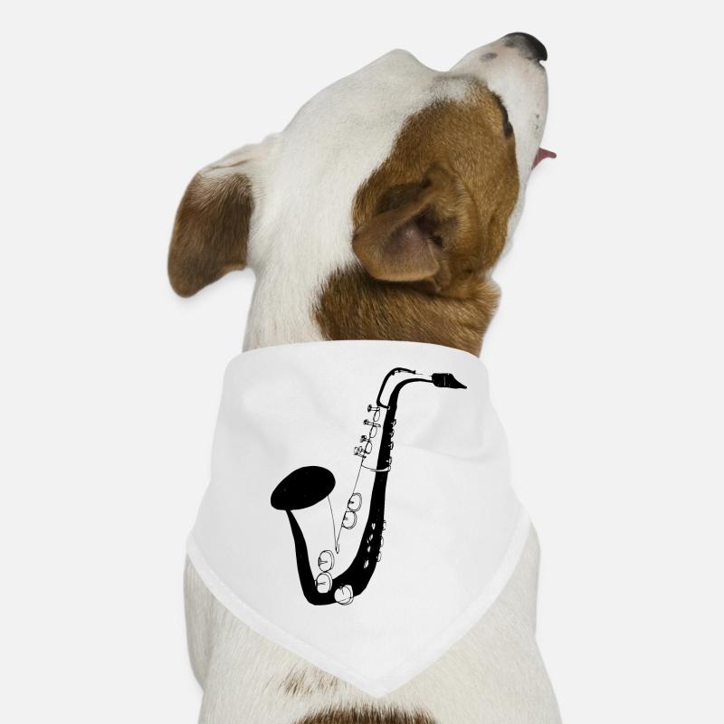 Saxophone Bandana pour chien