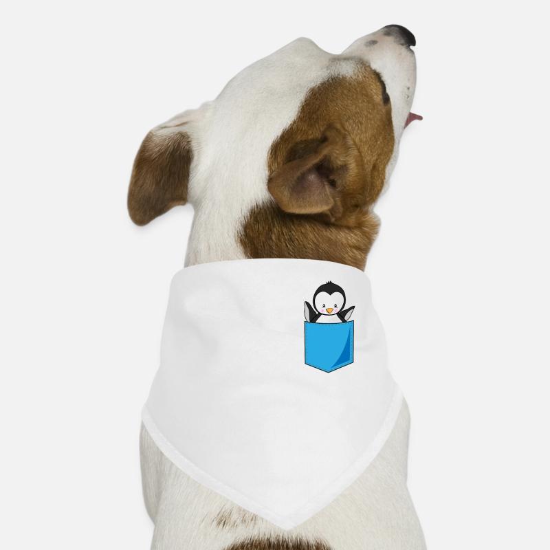 Pinguin Brusttasche Print Seevogel Geschenk Hunde-Bandana