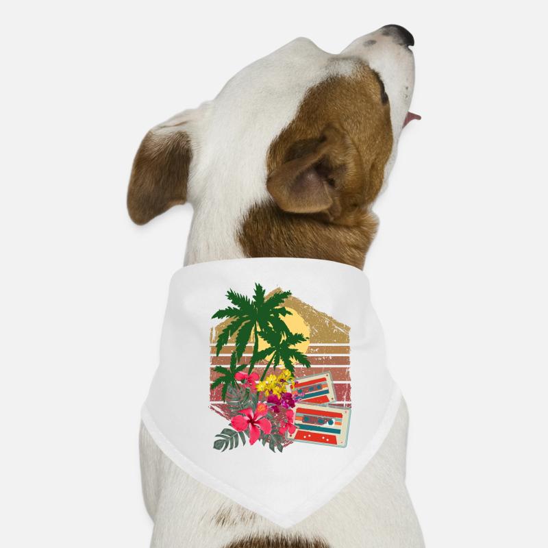 Palmen Hunde-Bandana