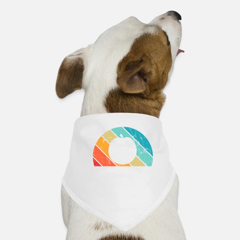 Apricot Fruit Lover Retro Veggie Diet Idée cadeau Bandana pour chien