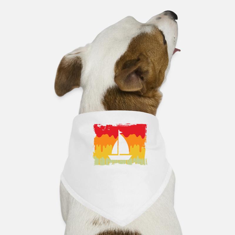 Sailing Retro Dog Bandana