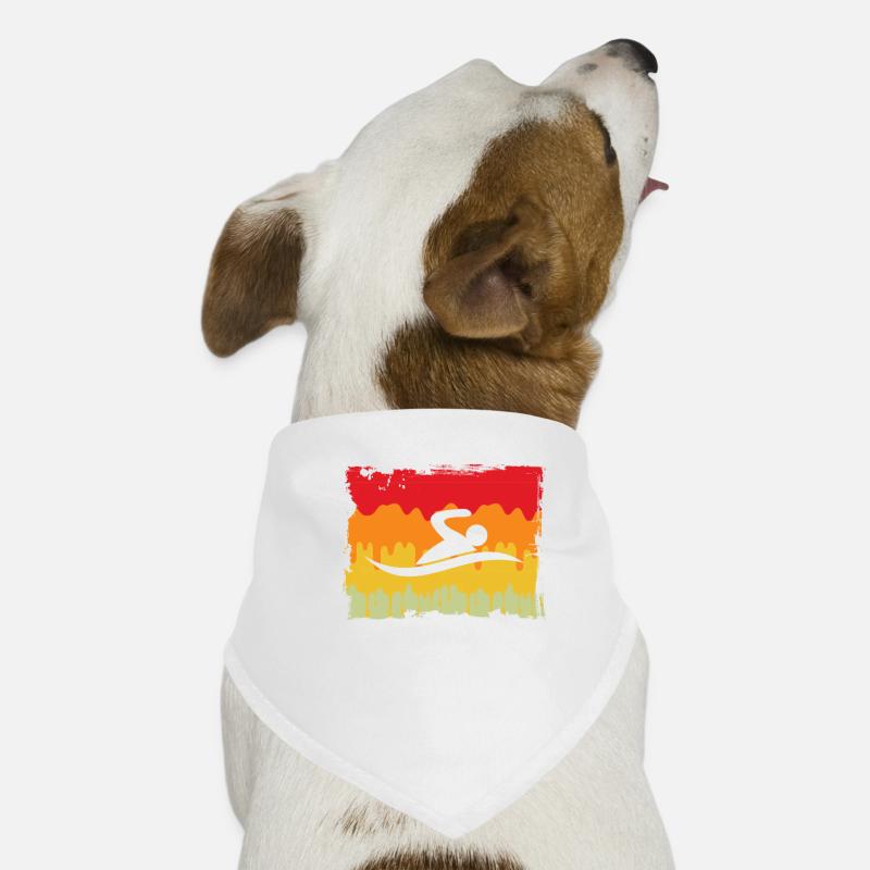 Natation Rétro Bandana pour chien