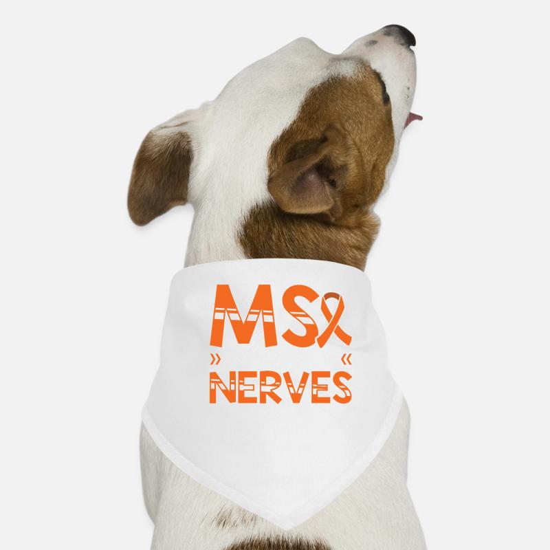 MS Gets On My Nerves Multiple Sclerosis Awareness Hunde-Bandana