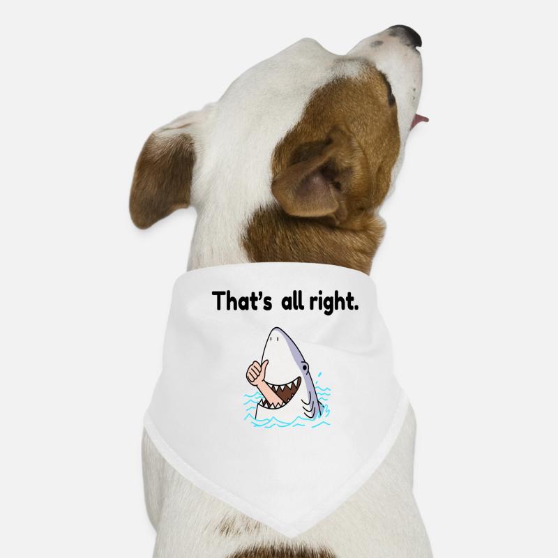 C’est cool de dire idée cadeau requin Bandana pour chien