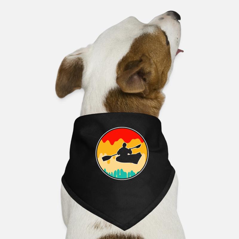 Retro Canoe Dog Bandana