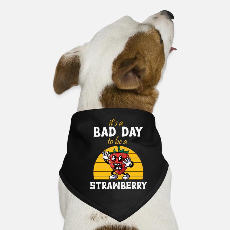 Erdbeere Hunde-Bandana
