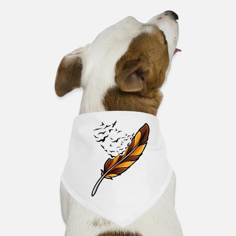 Federn Hunde-Bandana