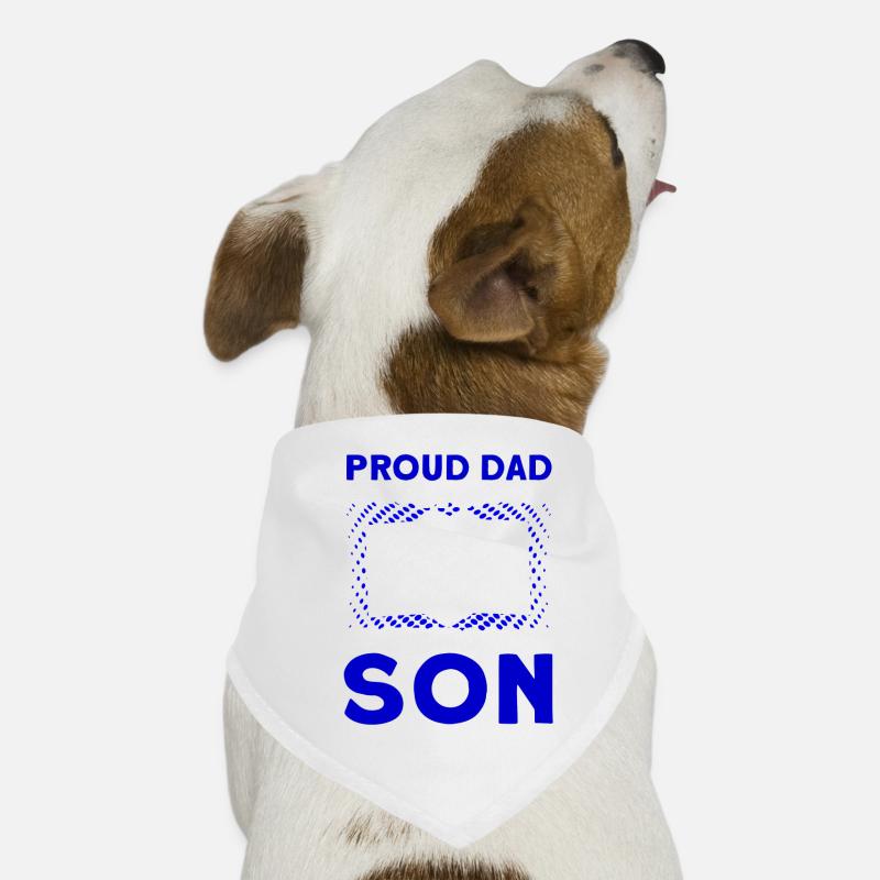 Stolzer Papa Polizeibeamter Polizeidienst Polizist Hunde-Bandana