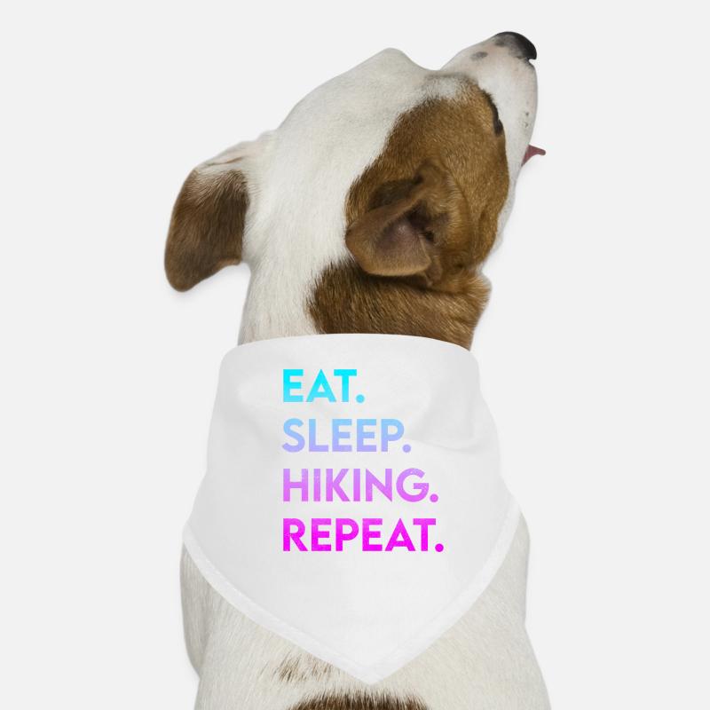 Eating Sleep Hiking Dog Bandana