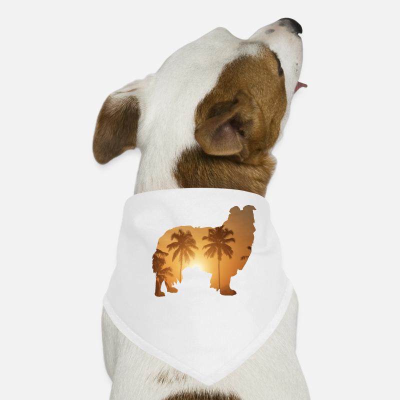 Summer Beach - Shetland Shepherd Dog Bandana