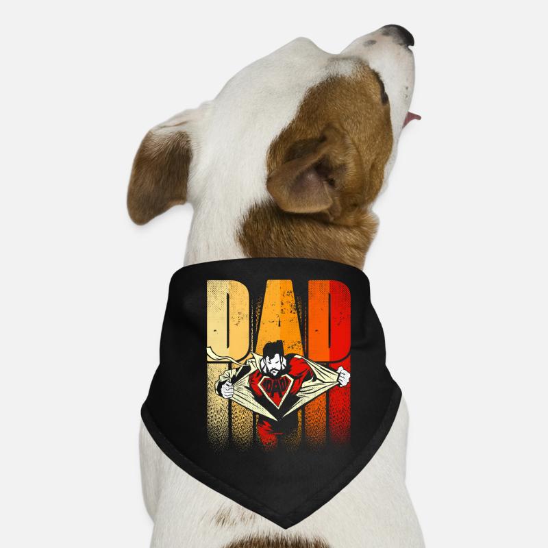 Papa Papi Vater Tag Vater Sprüche Hunde-Bandana