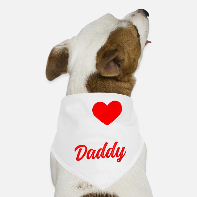 Ich Liebe Meinen Daddy Vater Papa Papi Vater Tag Hunde-Bandana