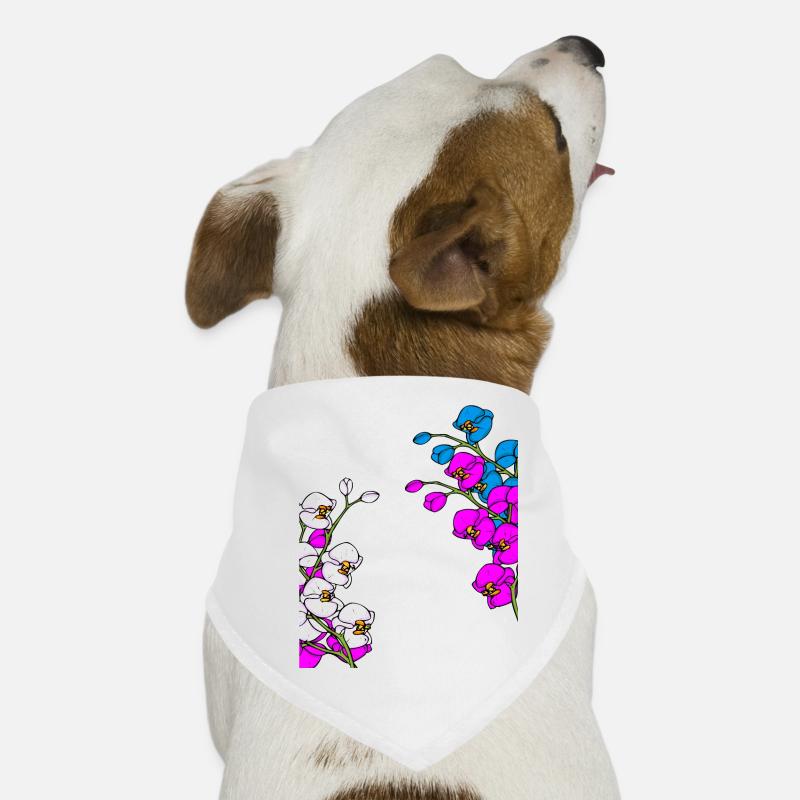 Orchidee Muttertag Geschenk Floristin Orchidee Hunde-Bandana