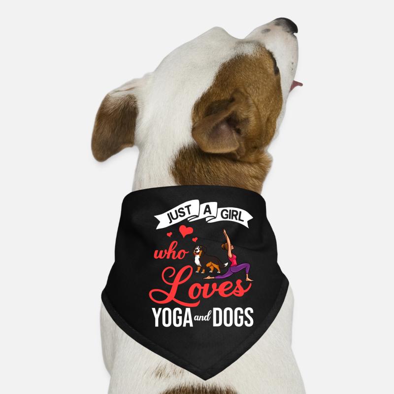 Yoga Dog Beginner Workout Poses Quotes Meditation Dog Bandana