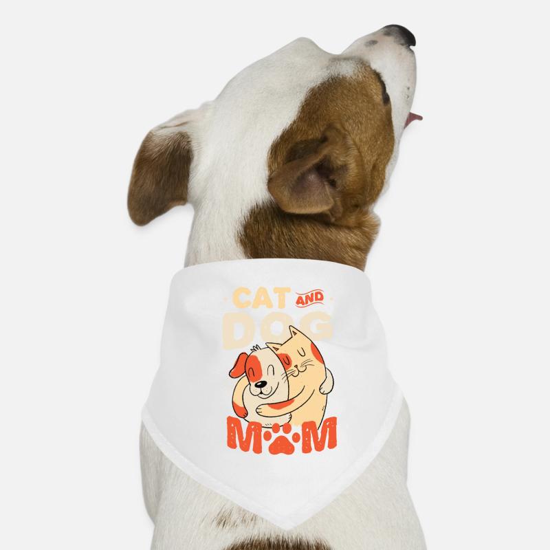 Mère de chat et de chien, animaux domestiques. Bandana pour chien