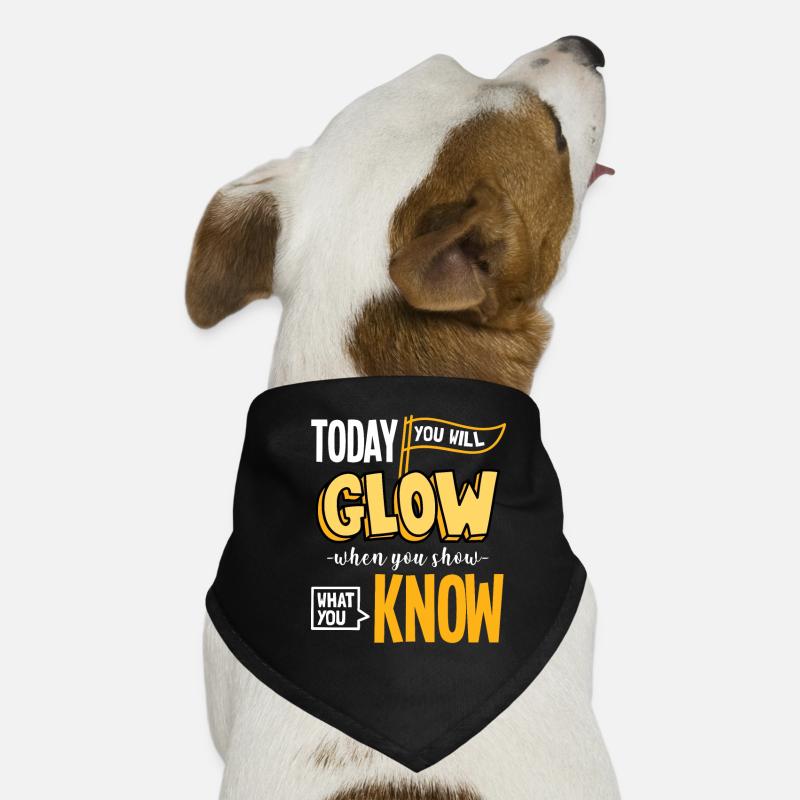 Zeige was du kannst I Prüfung Test Motivation Hunde-Bandana