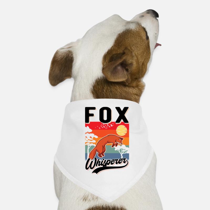 Fox Whisperer Fox Cadeau Fox Whisperer Bandana pour chien