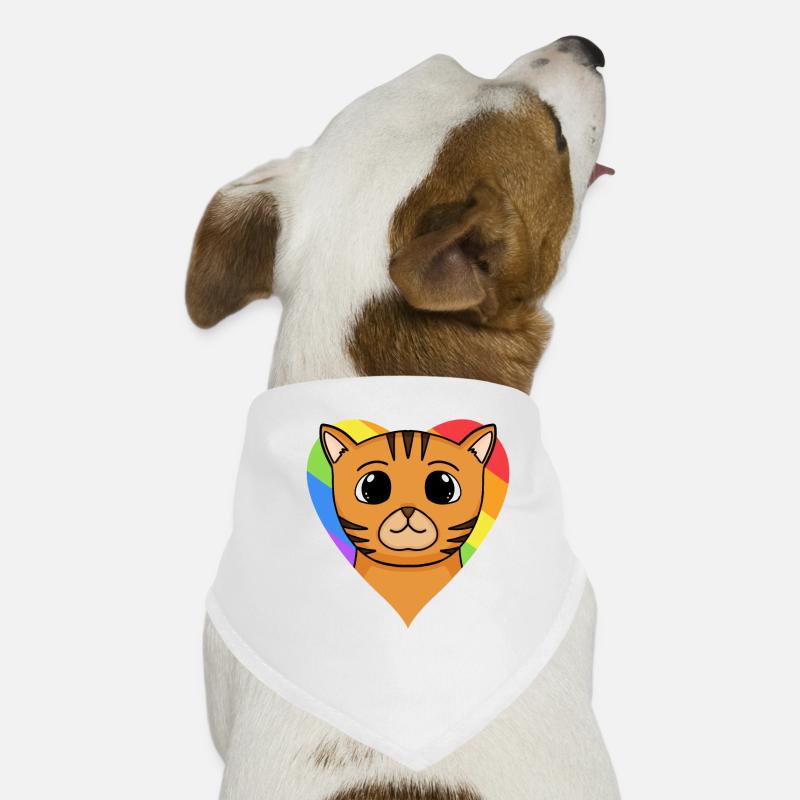 LGBT Cat Bengal Cat Rainbow Dog Bandana
