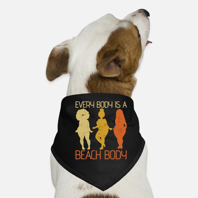 Body Is A Beach Body Dog Bandana