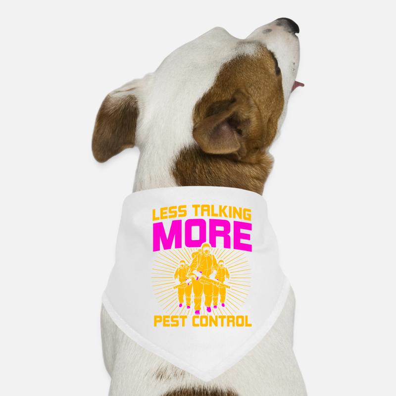 Less talking, more pest control Dog Bandana