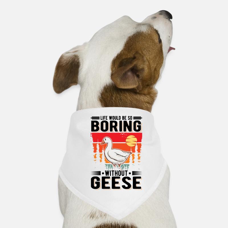 Gänse Geschenk Gänsezüchter Gans Hunde-Bandana