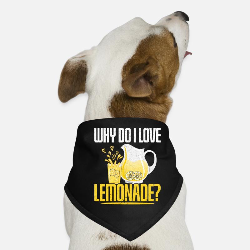 Pourquoi est-ce que j’aime Lemonade Stand Lemon Lover Fruit Bandana pour chien