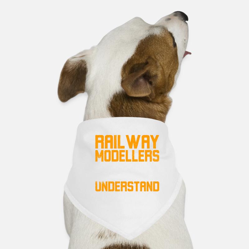C’est un modélisateur ferroviaire Bandana pour chien