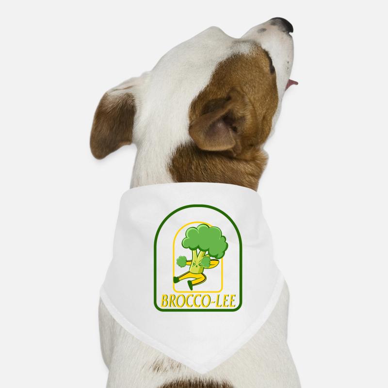 Vegetables Shirt, Brocco-Lee Funny Vegetable Dog Bandana