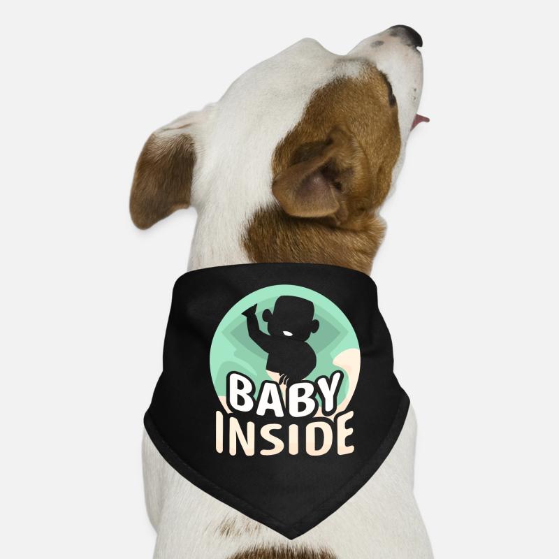 Bébé à l’intérieur Bébé enceinte Annonce à l’intérieur Bandana pour chien