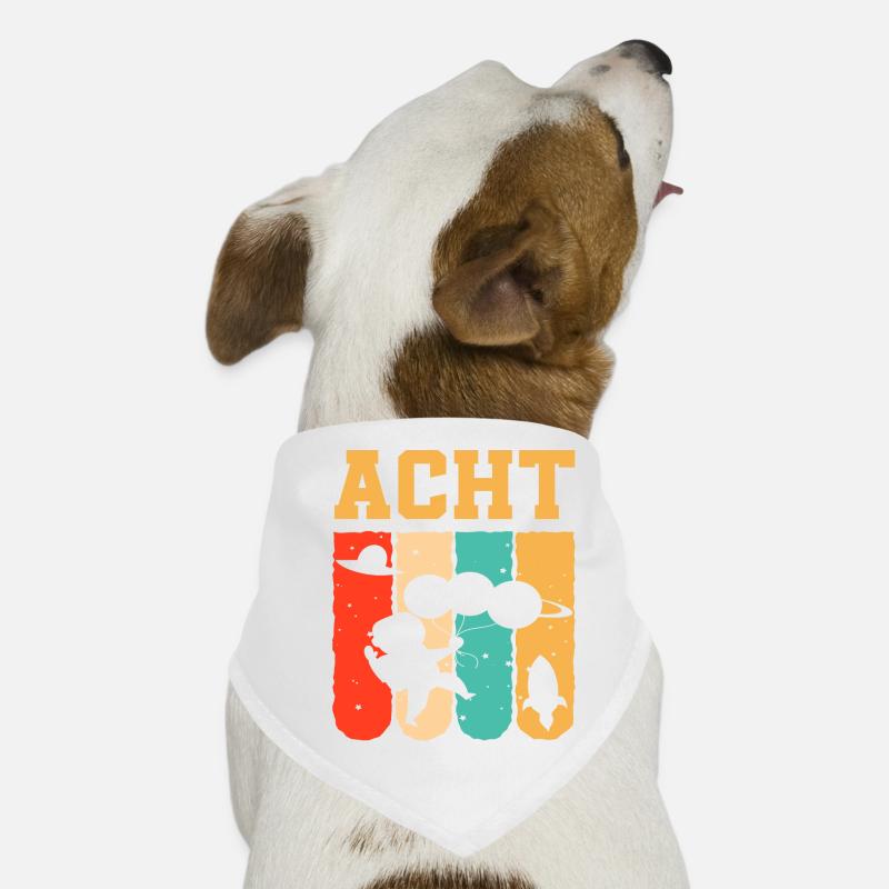 Astronaut 8th Birthday Space Boy Gift Dog Bandana