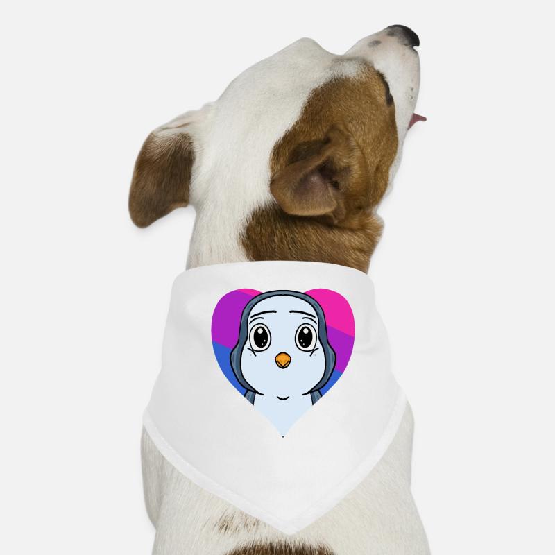 Bisexuell Pinguin Geschenk Hunde-Bandana