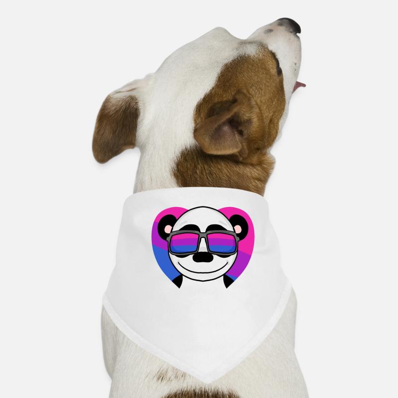 Bisexuell Panda Geschenk Hunde-Bandana