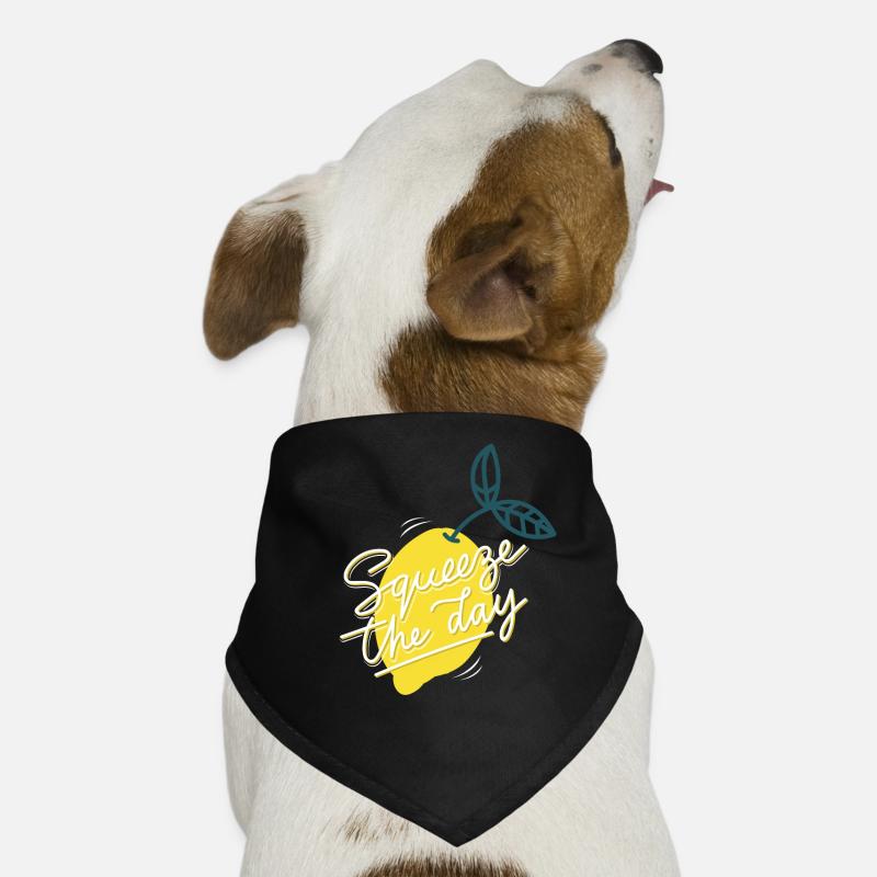 Squeeze The Day Zitrone Limonade Hunde-Bandana