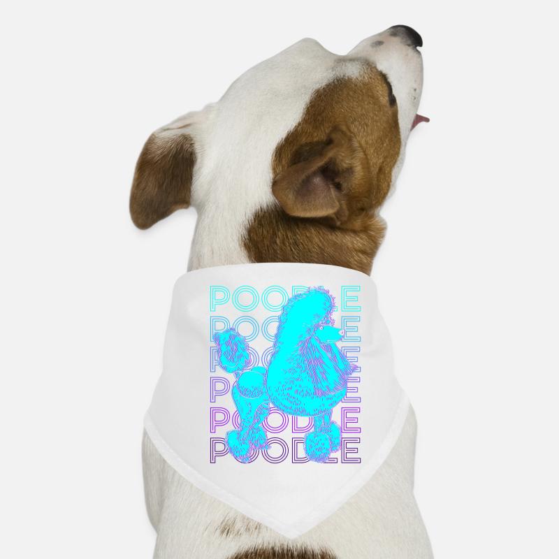 Caniche Rétro Bandana pour chien