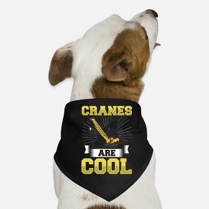 Formation de grutier Ouvrier de la construction Tour de grue Bandana pour chien