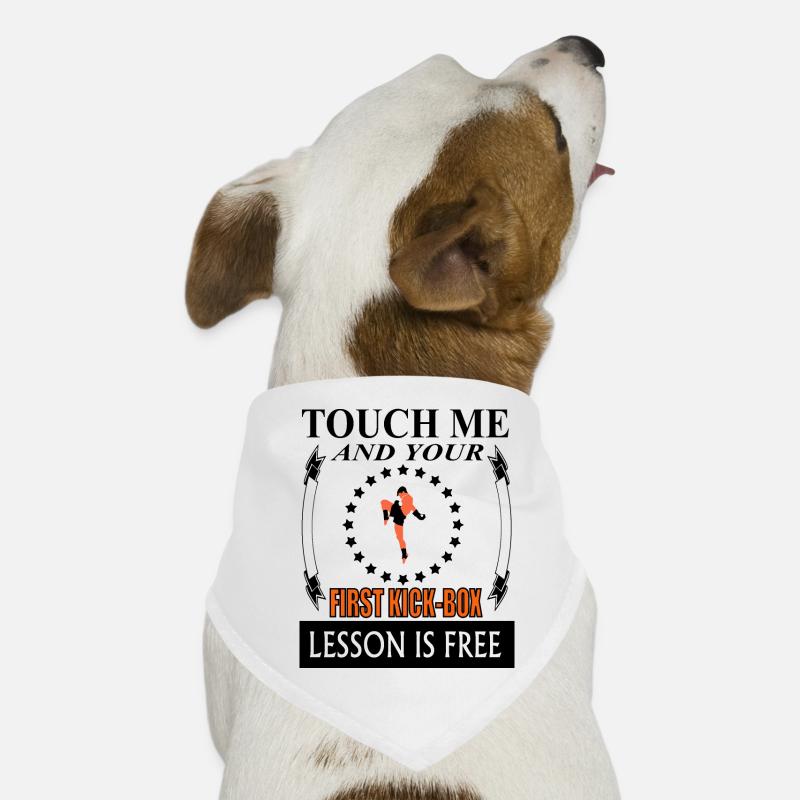 kick box Kickboxer kickboxing Boxkampf Geschenk Hunde-Bandana