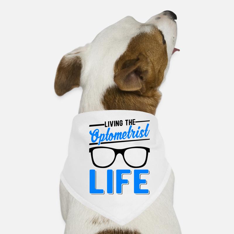 Vivre l’optométriste Opticien de vie Bandana pour chien